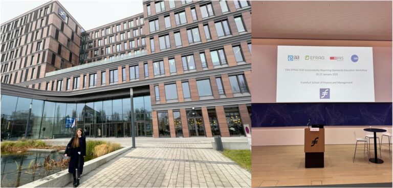 Nachhaltigkeitsstandards in der Lehre: Teilnahme am EAA EFRAG ISSB Sustainability Reporting Standards Education Workshop